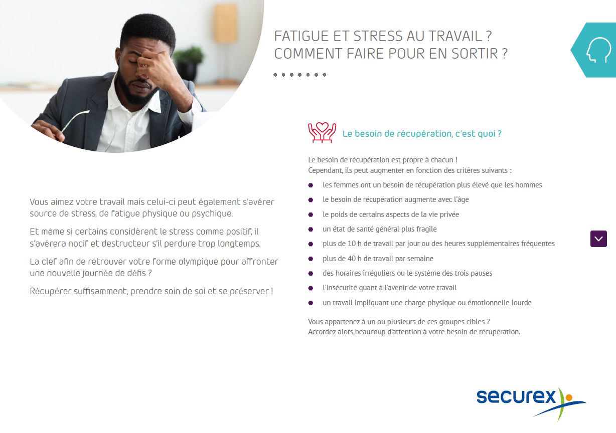Preview brochure fatigue et stress au travail