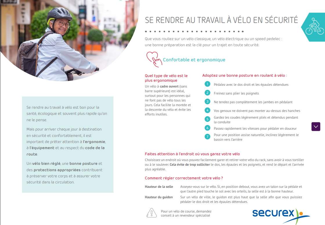 Se rendre au travail à vélo