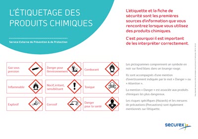 Affiche - Etiquettage produits chimiques